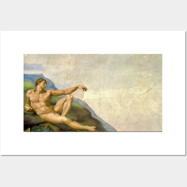 Michelangelo's Adam meets reality Wall Art by Distinct Designs NZ